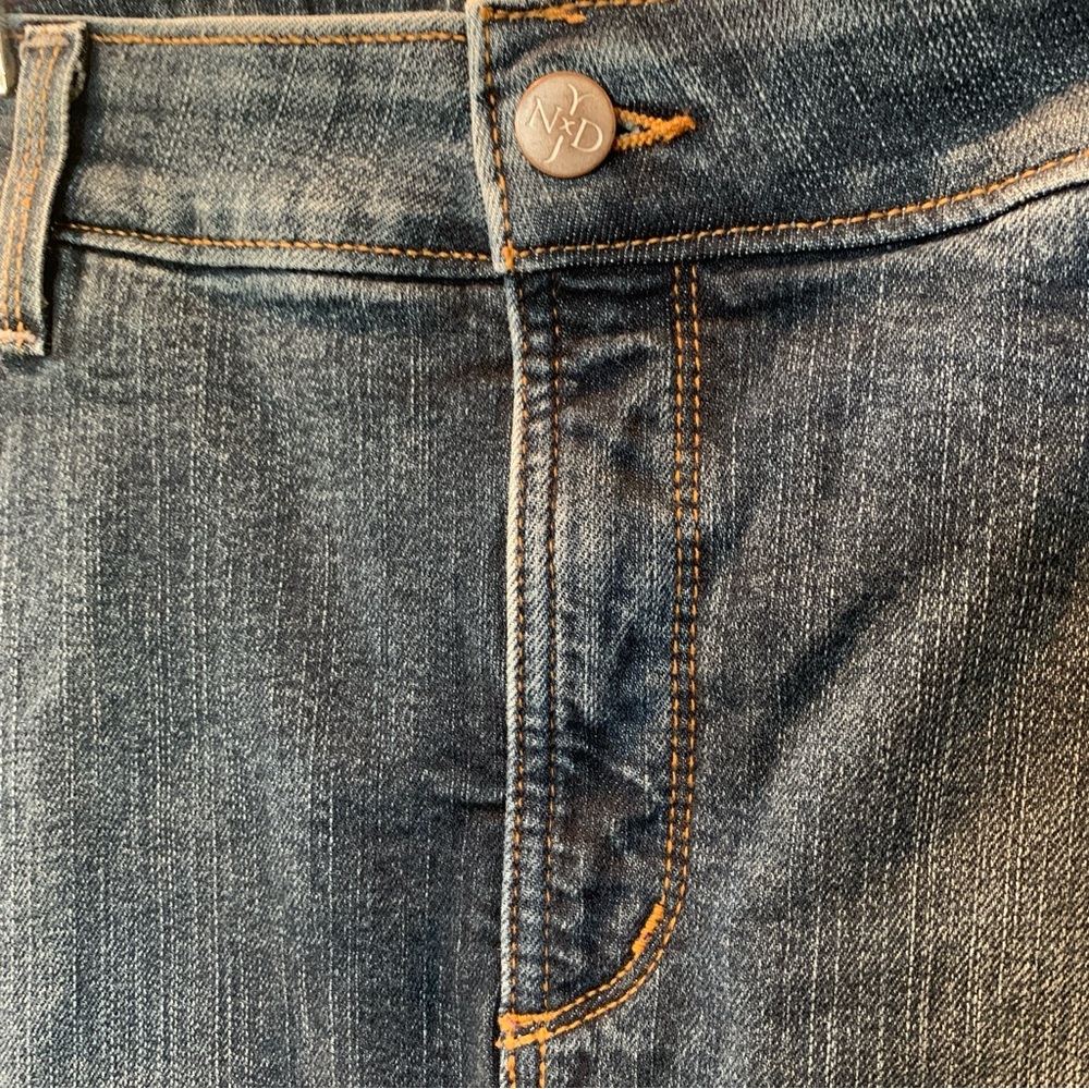 NYDJ Women’s Blue Denim Jean Skirt with Pockets 20W - Picture 4 of 14